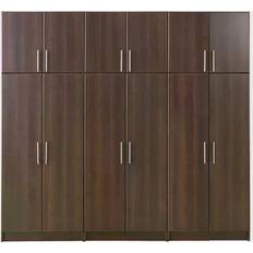 Gray Storage Cabinets Prepac Elite Storage Cabinet 96x89" 6