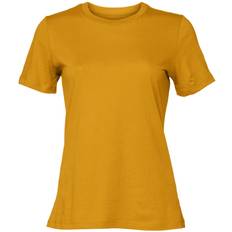 Dame - Gull T-skjorter Bella+Canvas Women's Jersey Short Sleeved T-shirt - Gold