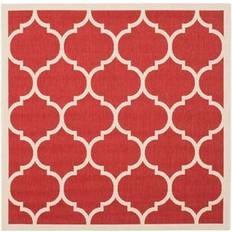 Safavieh Courtyard Alyssa Red, Beige 160.02x160.02cm