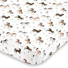 NoJo Desert Horse Sunset Crib Sheet 28x52"