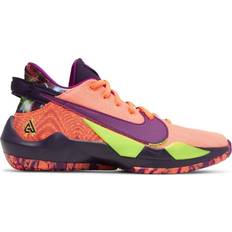 Basketball Shoes Nike Zoom Freak 2 SE GS - Bright Mango/Volt/Grand Purple/Red Plum