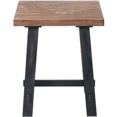 Pine wood side tables Alaterre Furniture Odin Small Table 21x21"