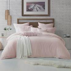 Twin XL Duvet Covers Swift Home Crinkle Pre-Washed Duvet Cover Pink (228.6x172.72)