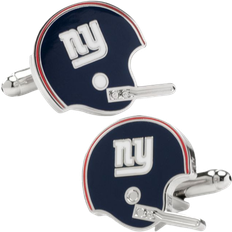 Silver Plated Cufflinks Cufflinks Inc Retro New York Giants Helmet Cufflinks - Silver/Multicolored