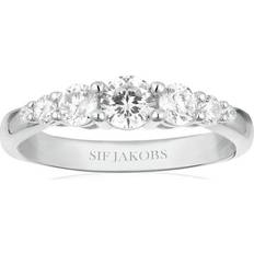 Sif jakobs ring belluno Sif Jakobs Belluno Ring - Silver/Transperent