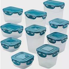 Turquoise Kitchen Storage Rachael Ray Leak-Proof Food Container 20