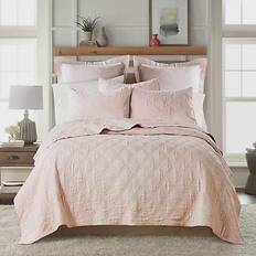 Linen Quilts Levtex Home Washed Linen Quilts Pink (223.52x167.64)