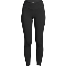 Overlap High Waist Tights Women - Black