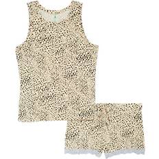 All American Shortie Pajamas - Natural Animal