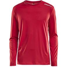 Corsa - Uomo Magliette Craft Rush Long-Sleeved T-shirt Men - Bright Red