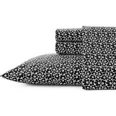 Marimekko Pikkuinen Unikko Bed Sheet Black (259.08x228.6cm)
