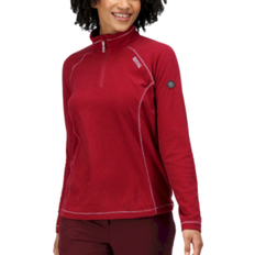 Regatta Women's Montes Lightweight Half Zip Fleece Top - Beetroot Fig