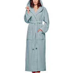 Premium Fleece Full Length Bathrobe - Seafoam
