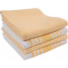 Madison Waffle Kitchen Towel Yellow (71.12x45.72cm)