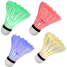 Feather Ball Shuttlecocks Novelty LED Birdies Shuttlecock Set