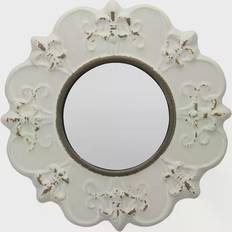 Stonebriar Collection Fleur de Lis Wall Mirror 19.7x19.7cm