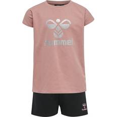 Jungen - Rosa Sonstige Sets Hummel Kira Shorts Set - Ash Rose (214670-4768)