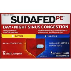 Medicines Sudafed PE Day + Night Sinus Congestion 20 pcs Tablet