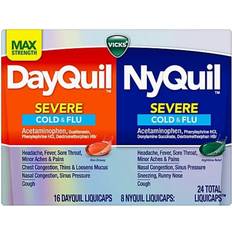 Medicines Vicks Dayquil Nyquil Severe 24 pcs Liquid Capsule