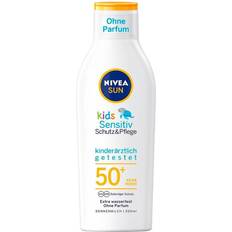 Nivea Kinder Sonnenschutz Nivea Sun care Kid's Sun Protection Kids Sensitive Protect & Care sun milk SPF 50 200ml