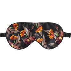 Schlafmasken Fan Palm Eye Mask Black Hibiskus