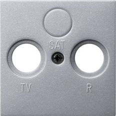 Klammern & Befestigungsmaterial Gira cover TV, radiostiksystem 55, standard 55, E2, event, event clear, event uigennemsigtig, Esprit, ClassiX aluminium (086926)