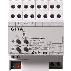 Gira Elektronikskabe Gira Universal-lysdæmperaktuator enkelt 20-500 W/VA KNX/EIB DIN-s