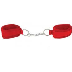 Rosso Polsini Ouch! Handschellen Klett rot