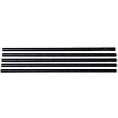 Sugerør Ø6x230mm uden knæk Bionedbrydelig papir sort, 500 stk