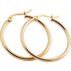 Everneed Mille Large Hoops Earrings - Gold