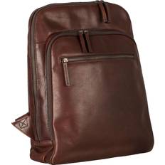 Leonhard Heyden Sacs Leonhard Heyden Backpack Brown Str Rygsække Læder hos Magasin Brown