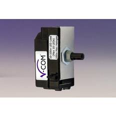 V-COM 2-Way Push-On/Off Rotary LED Dimmer 0-100W (max 10 LEDs)