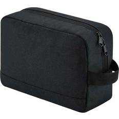 Femme Trousses de toilette BagBase Unisex Adult Essentials Recycled Toiletry Bag (One Size) (Black)