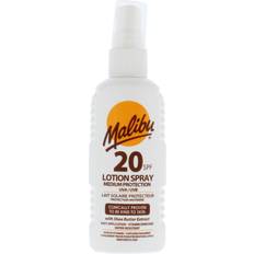 Malibu Sun Protection & Self Tan Malibu Sun SPF 20 Lotion Spray, Medium Protection Sun Cream, Water Resistant, Vitamin Enriched, with Shea Butter Extract