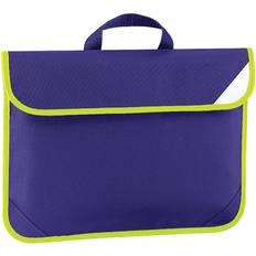 Violetti Lähettiläslaukut Quadra Enhanced-Vis Book Bag 4 Litres (Pack of 2) (One Size) (Purple)