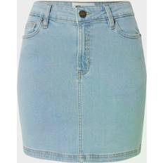 Urban Classics Falda - blanco denim