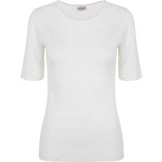 Lady Avenue Silk Jersey Long Sleeve Shirt - Zwart Zijde