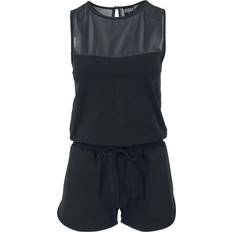 Damen - Playsuits Jumpsuits & Overalls Urban Classics Tech Mesh Hot Jumpsuit - Schwarz