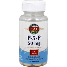 B6 p5p Kal P-5-P Coenzyme form of B-6 50 mg. 50 Tablets