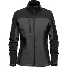 Stormtech Womens/Ladies Cascades Soft Shell Jacket (Dolphin/Black)