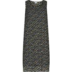 Mouwloos Jurken IN FRONT Jayde Plisse Dress - Black/Multi