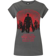 Tops Star Wars Womens/Ladies Rogue One Foil T-Shirt (Grey)