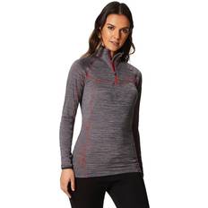 Forro polar - Mujer Camisetas Regatta Camiseta Yonder Half-Zip - Dark Purple