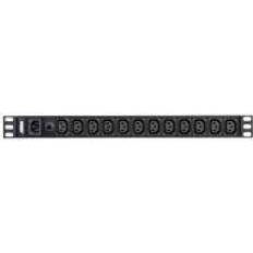 PDU (Power Distribution Units) Grenuttag Aten Basic PDU PE0112G Strømfordelingsenhed 12-stik 10A Sort 3.05m > I externt lager, forväntat leveransdatum hos dig 22-07-2022