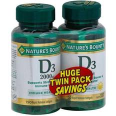 Vitamin d3 2000 Nature's Bounty D3-2000 IU 150 Softgels Twin Pack 300 Rapid Release Softgels 30 pcs