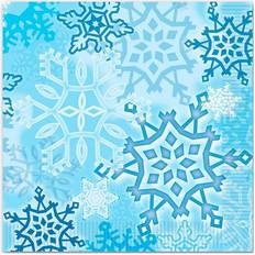 Navidad Platos, Tazas y Cubiertos Snowflake Luncheon Napkins