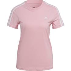 Adidas 3 Stripes T-shirt Femmes - Rosé