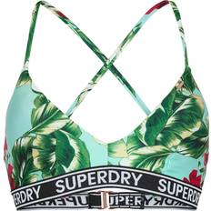 Superdry Damen Bikinioberteile Superdry Vintage Surf Logo Bikini Top