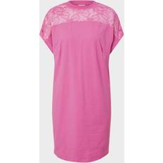 Urban Classics Robe Courte À Manches Courtes Lace - Bright Violet