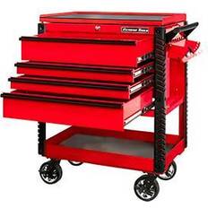 Tool cart with drawers EX Series Red 33-Inch 4-Drawer Professional Tool Cart instock EX3304TCRDBK